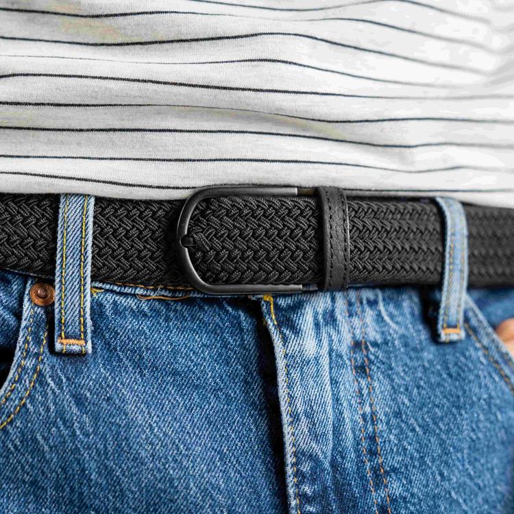 Billy Belt CM67 Plained zwart [all black]