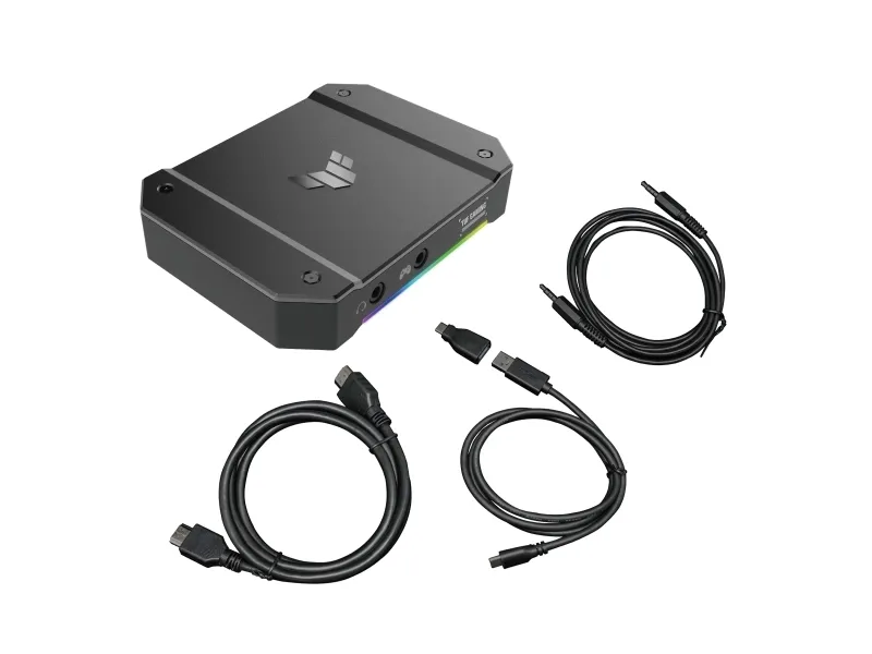 ASUS TUF GAMING CAPTURE BOX-4KPRO - Videooptagelsesadapter - USB-C 3.2 Gen 2