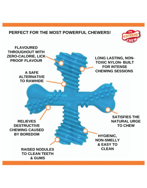 Nylabone Extreme Chew X Bone Rund - Hondenspeelgoed