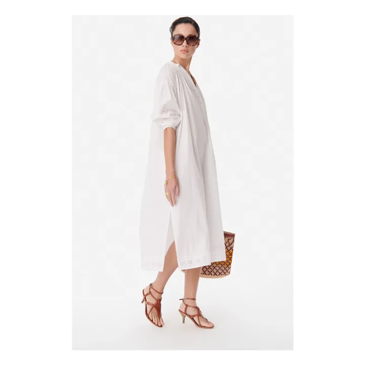 Vanessa Bruno Robe Catinka Brodée | Blanc
