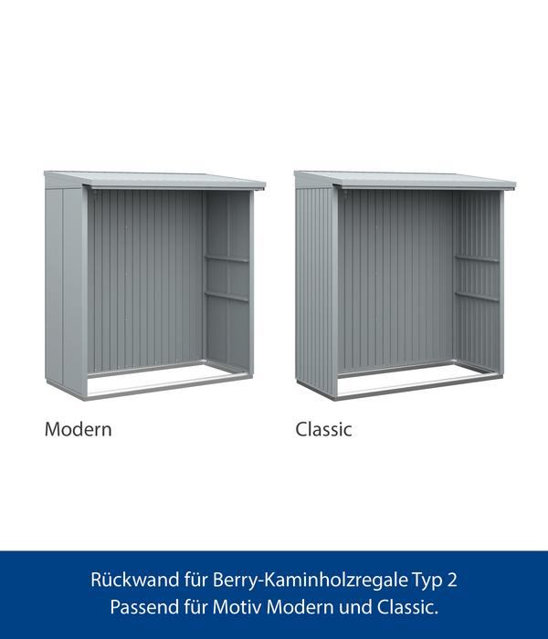Hörmann Rückwand für Berry-Kaminholzregal