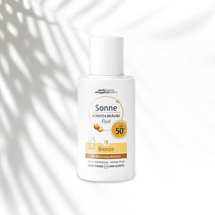 Sonne Schutz & Bräune Fluid bronze LSF 50 + , 50 ml