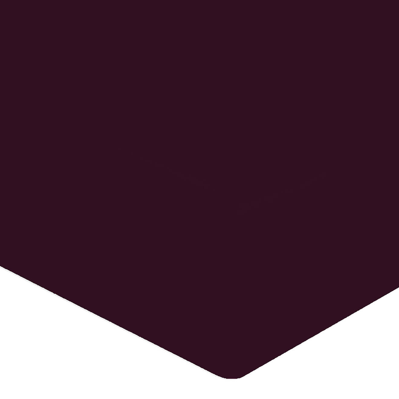 United by PDC Drap housse 100% Satin de Coton bonnet 40 cm aubergine