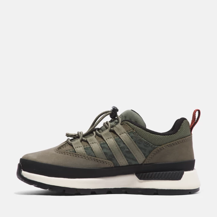 Euro Trekker Trainer para jovens na cor verde.