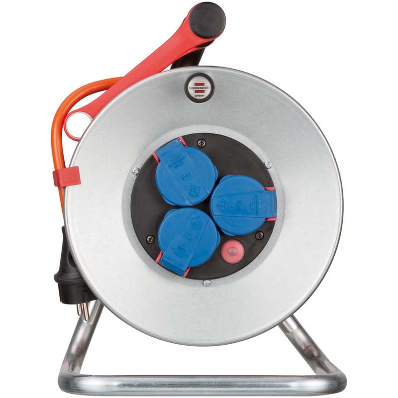 Brennenstuhl KTro Garant 1198370 kabelhaspel 3 aansluitingen oranje aderdikte 1.5mm buitengebruik 25m