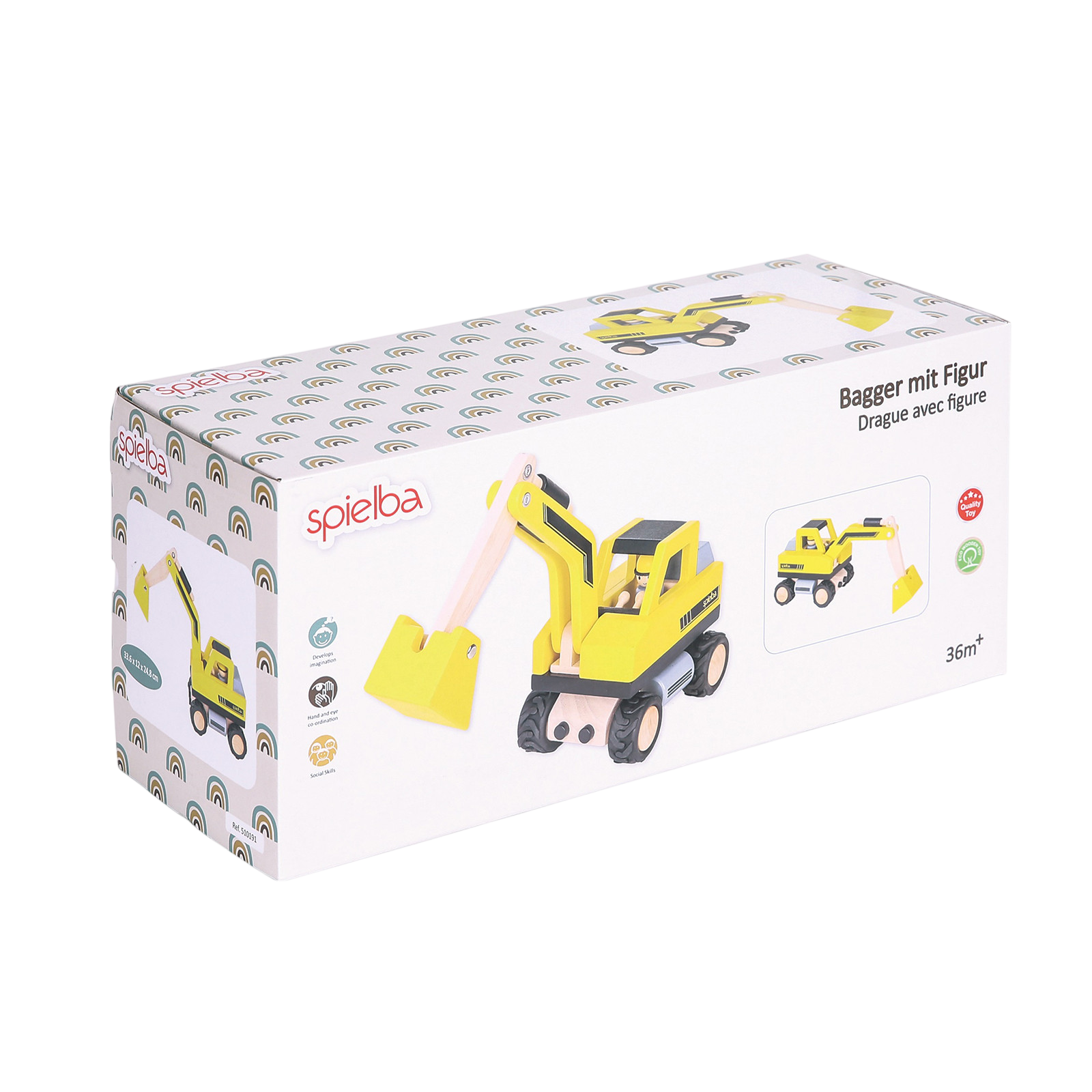 Spielba Bagger mit Figur
