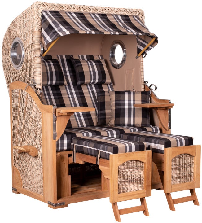 Strandstoel Rantum Teak PE kuip Design 583