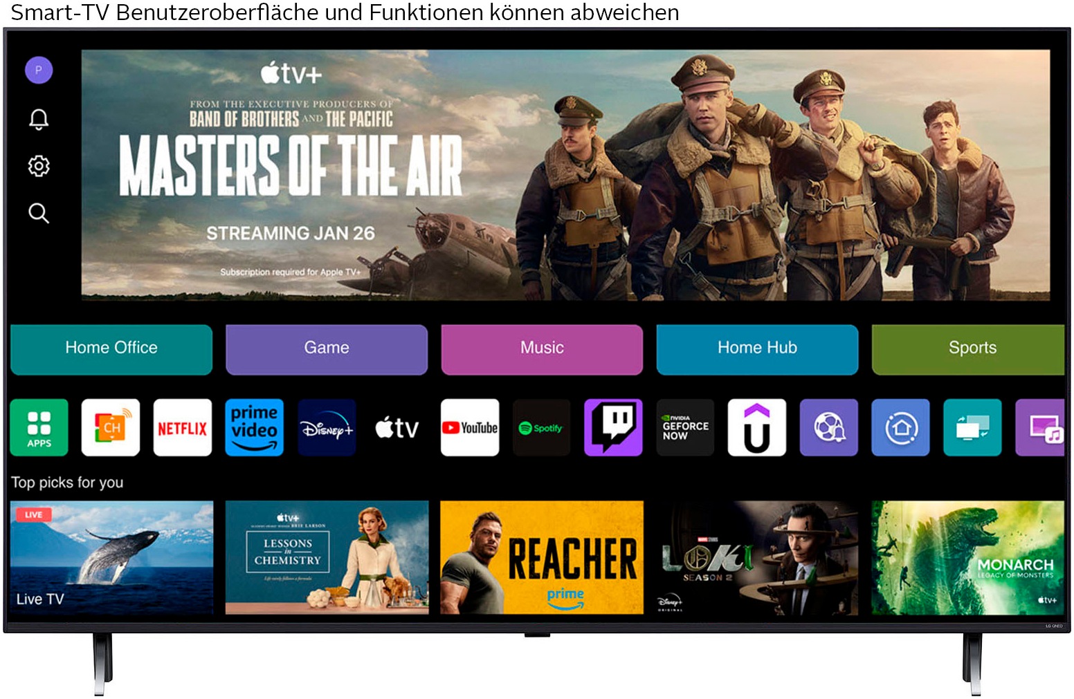 LG QNED-Fernseher »43QNED80T6A« 108 cm/43 ″ Smart-TV