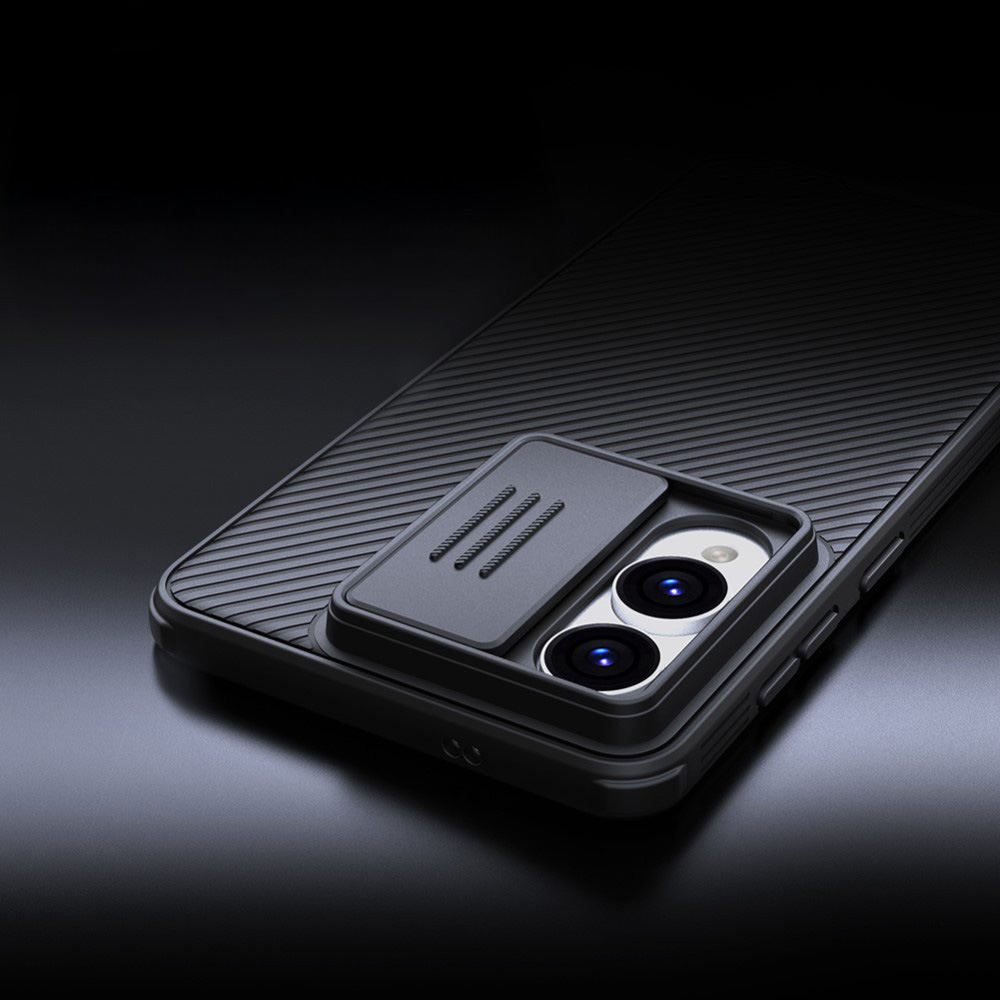 Samsung Galaxy S25 Edge Schutz Hülle Cam-Slider Kameraschutz - Schwarz