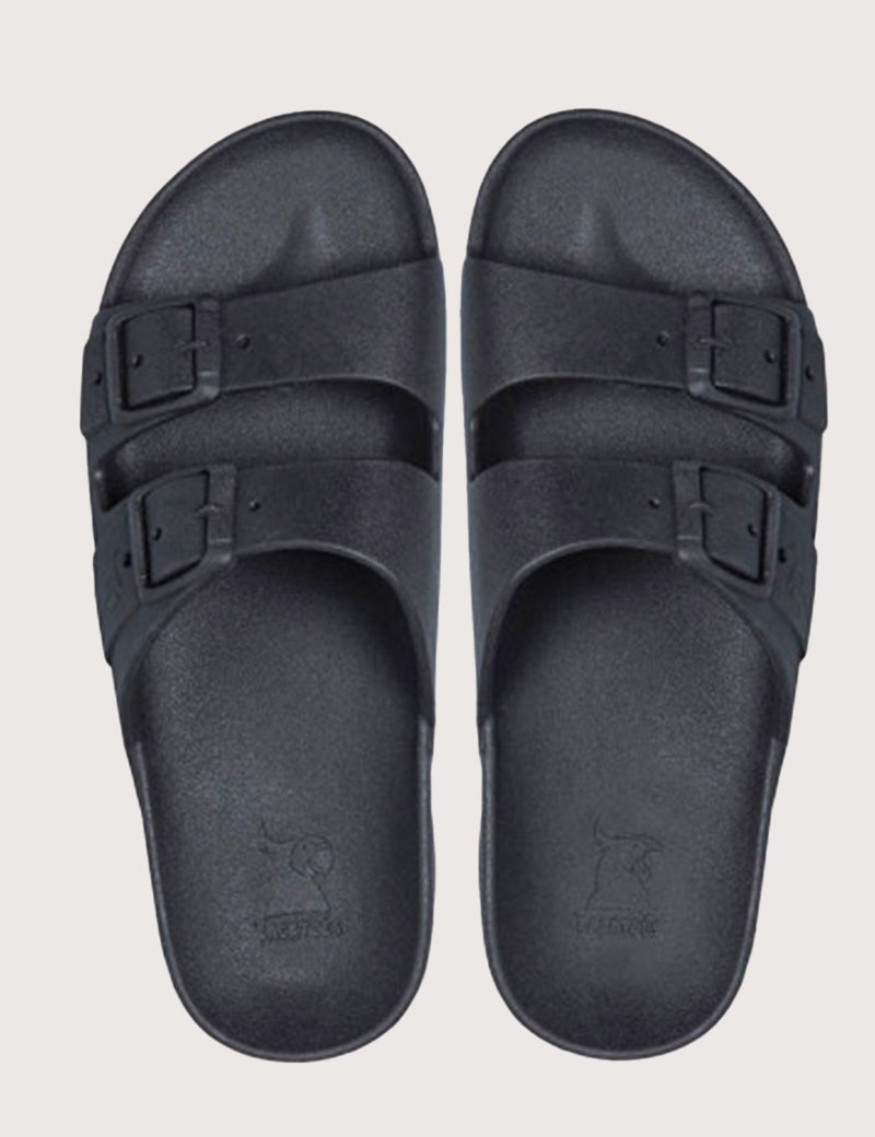 CACATOES SANDALES COMPENSÉES FEMME CAIPIRINHA NOIRES
