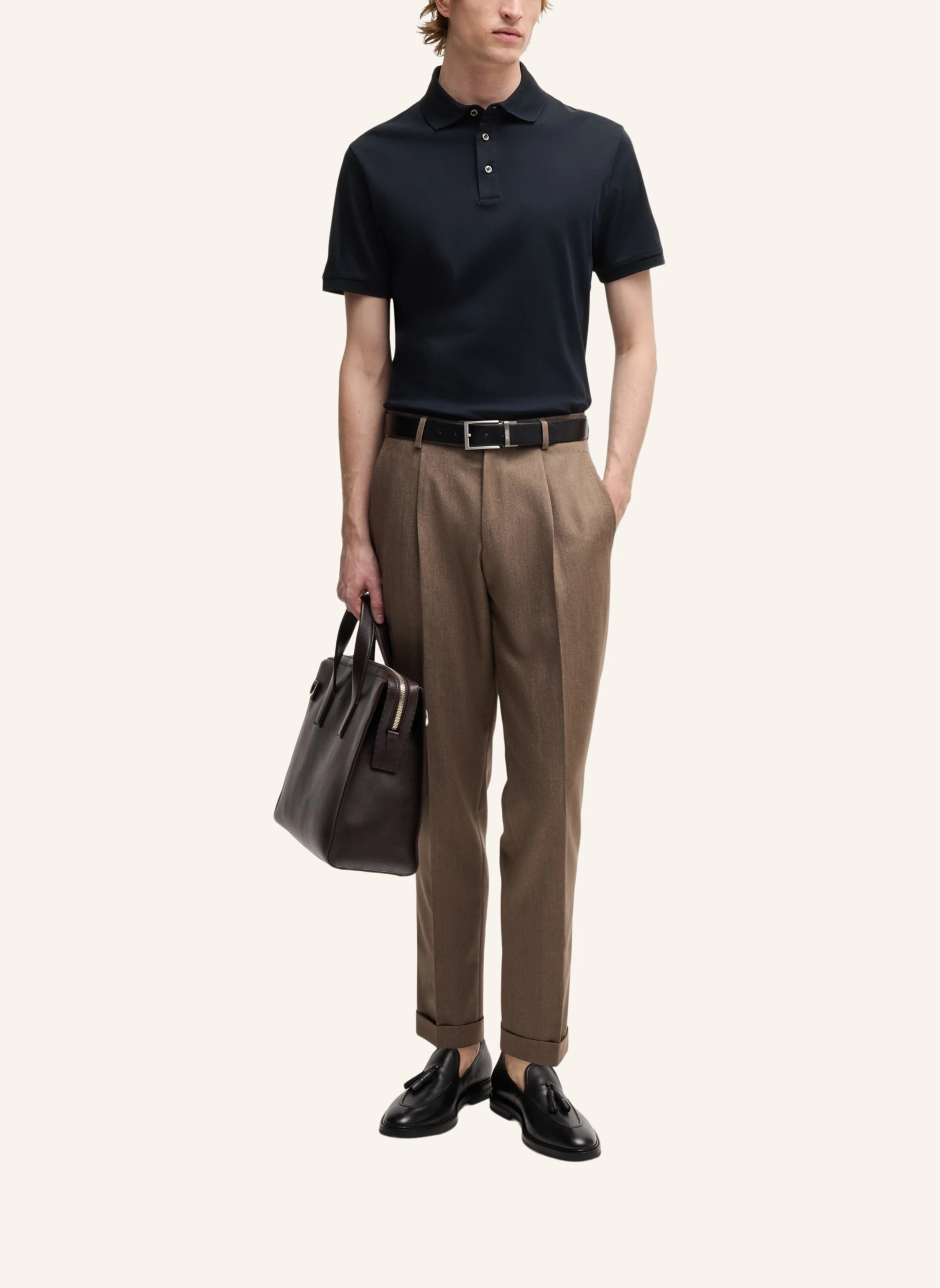 BOSS Poloshirt L-PERRY 14 Regular Fit