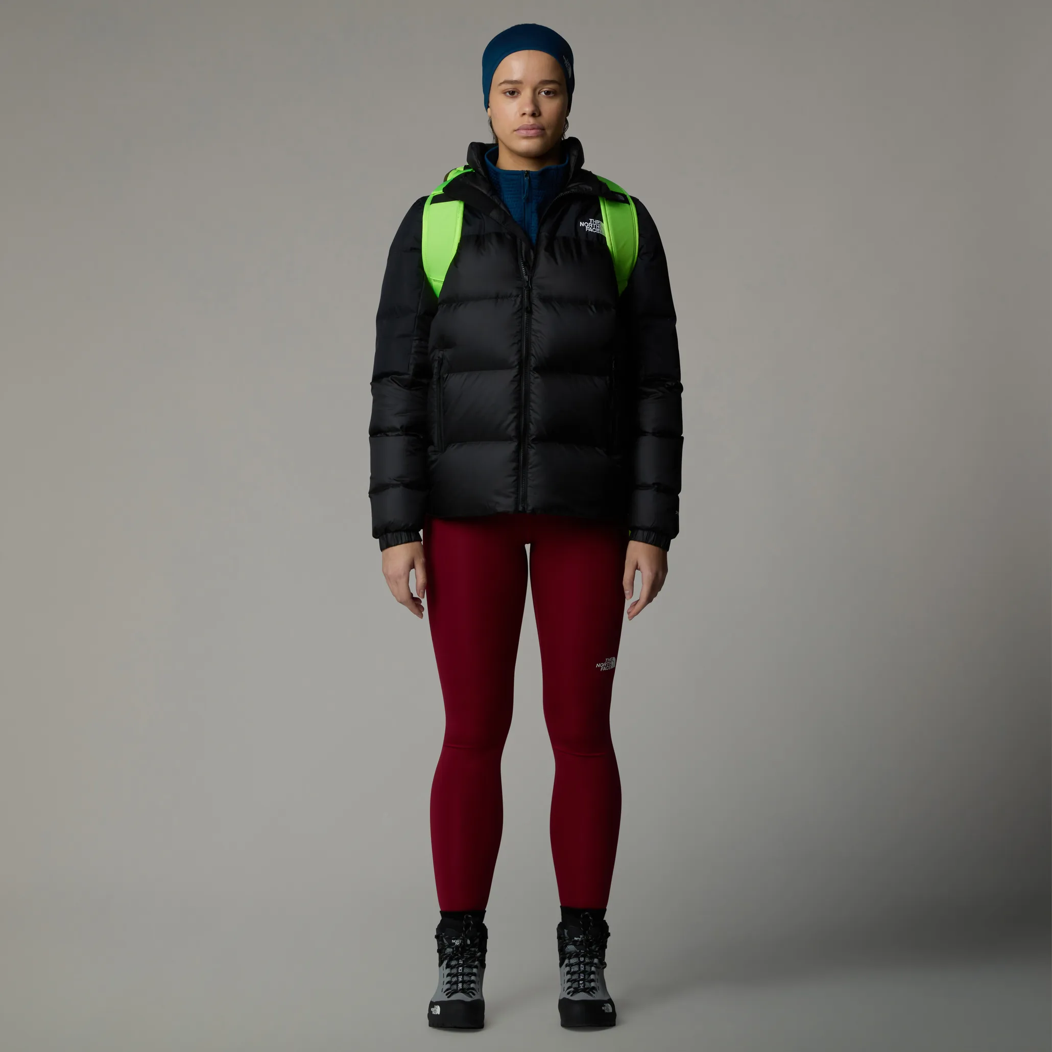 The North Face Women's Diablo Down 2.0 Hooded Jacket TNF Black Heather/TNF Black