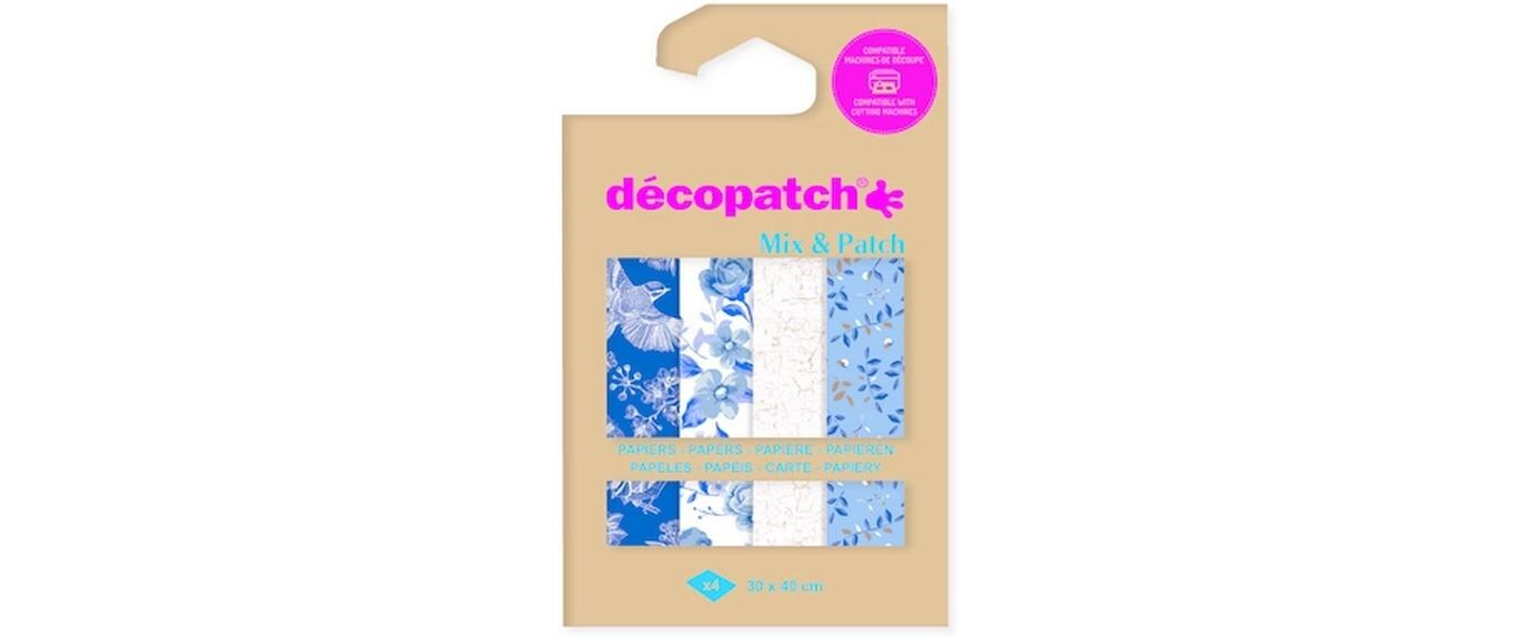 Bastelpapier DP031C 30 x 40 cm, 4 BlattPapier zur Dekoration