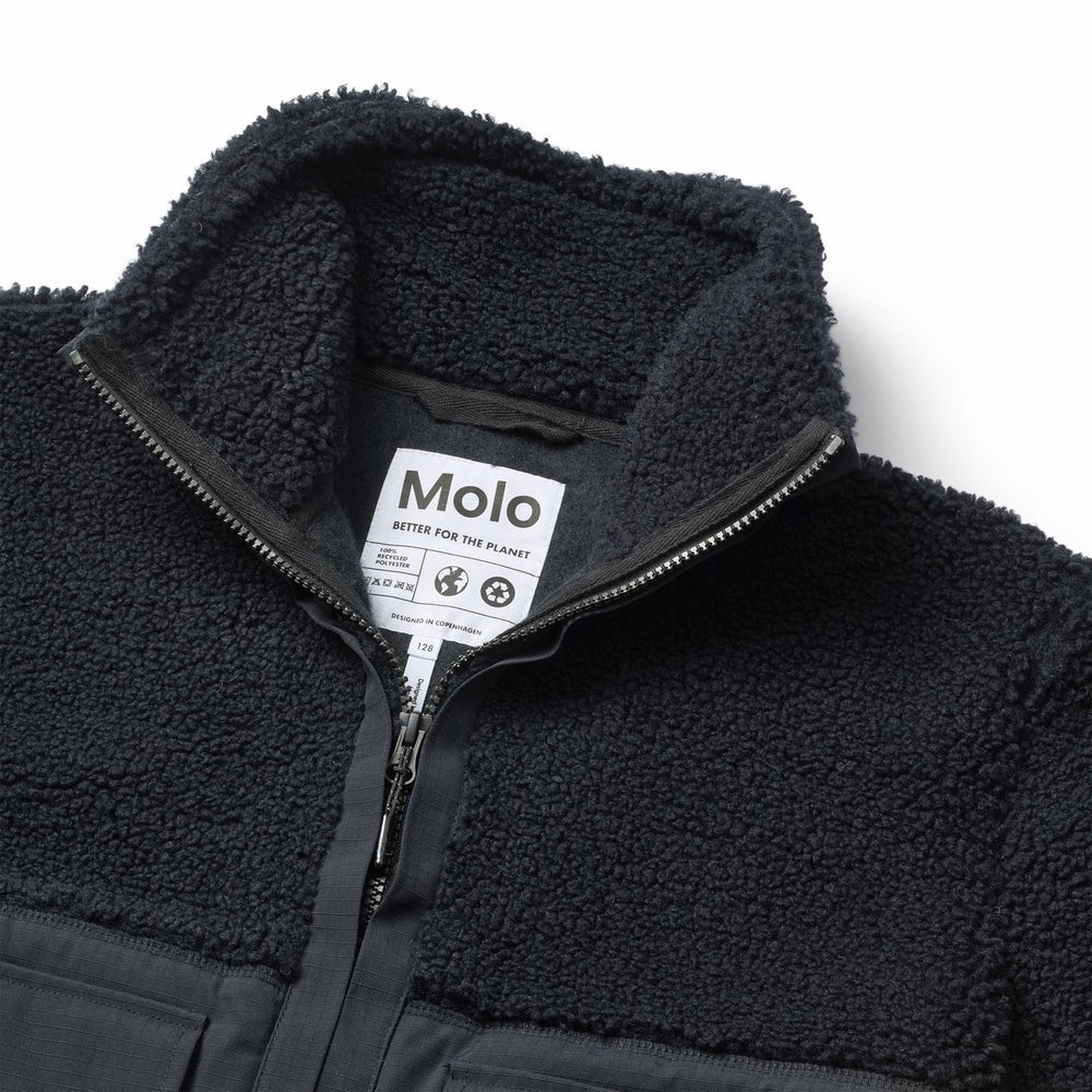 Køb Molo Black Utha Fleece Jakke