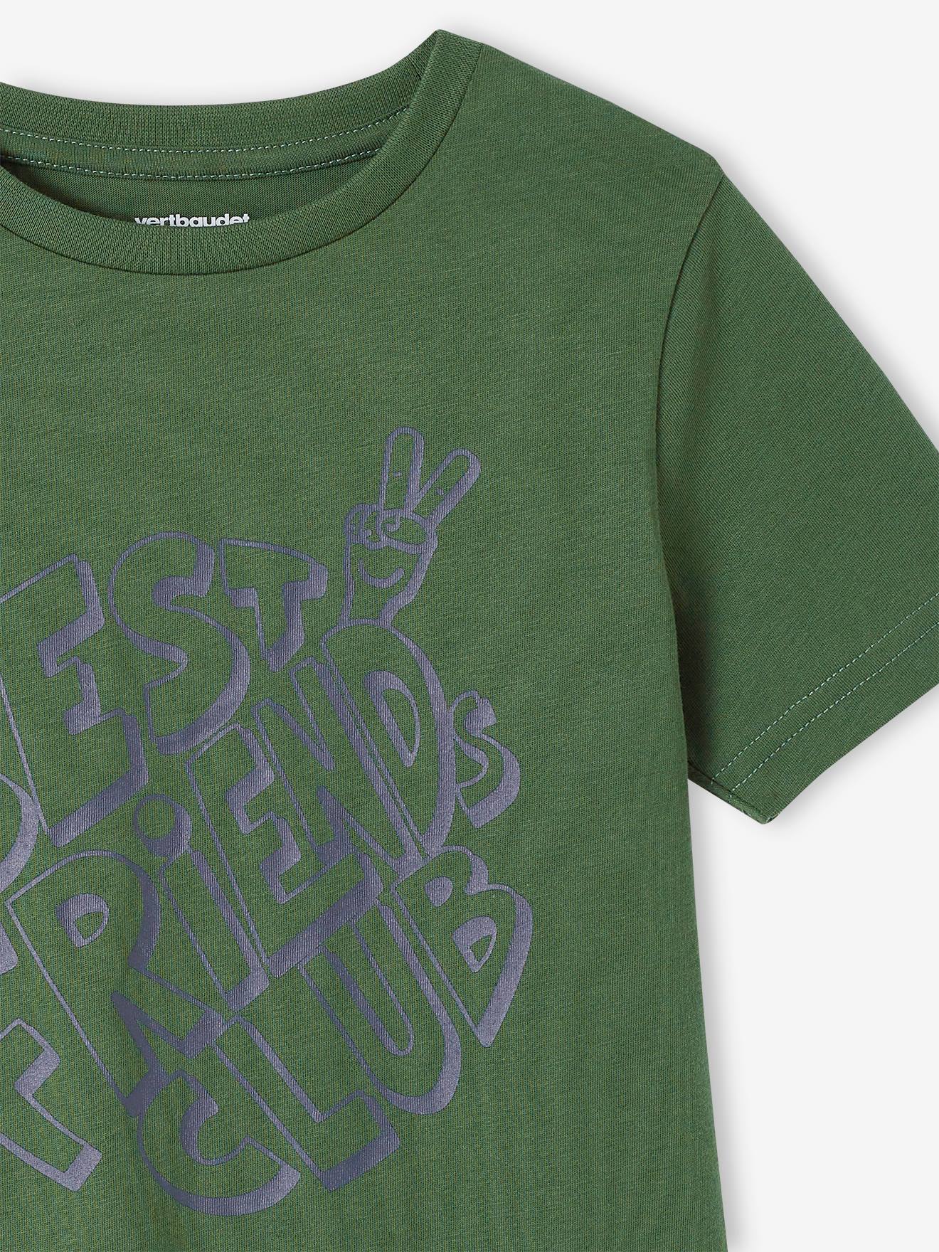 Conjunto com 3 camisetas de manga curta sortidas para meninos, na cor amarela.