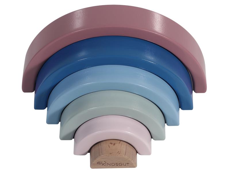 Kindsgut Stapelspielzeug Holz-Regenbogen Regenbogen Spielzeug aus hochwertigem Holz
