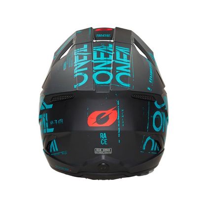 Casque cross O'Neal 3SRS - STATIC 2025 - Noir / Bleu