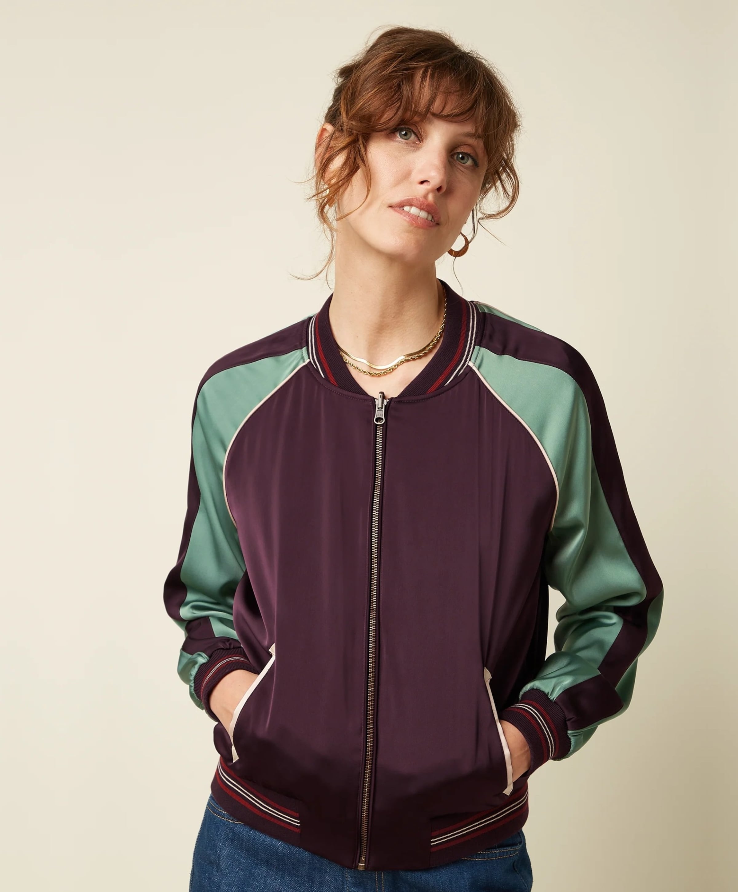 King Louie Dames jas bordeaux