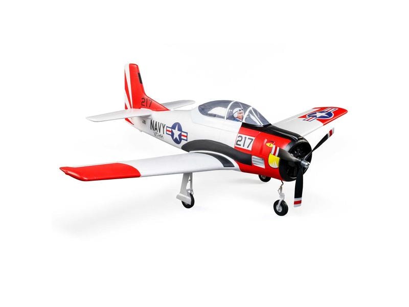 E-flite Warbird T-28 Trojan 1.2 m, Smart BNF Basic T-28 Trojan mit Einziehfahrwerk und Spektrum Smart Technik