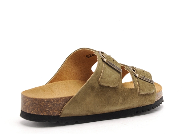 Scholl mules et sabots plats femme josephine 30050 kaki