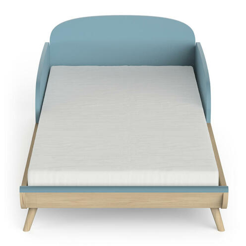Lit bébé 70x140cm Evolutif FIRMIANA Bleu Orage - CBA Meubles