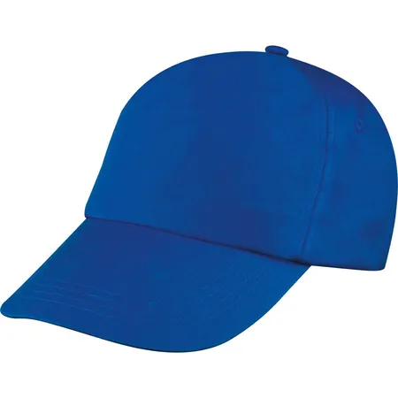Macma Baumwoll Basecap 5 Panel / Farbe: blau