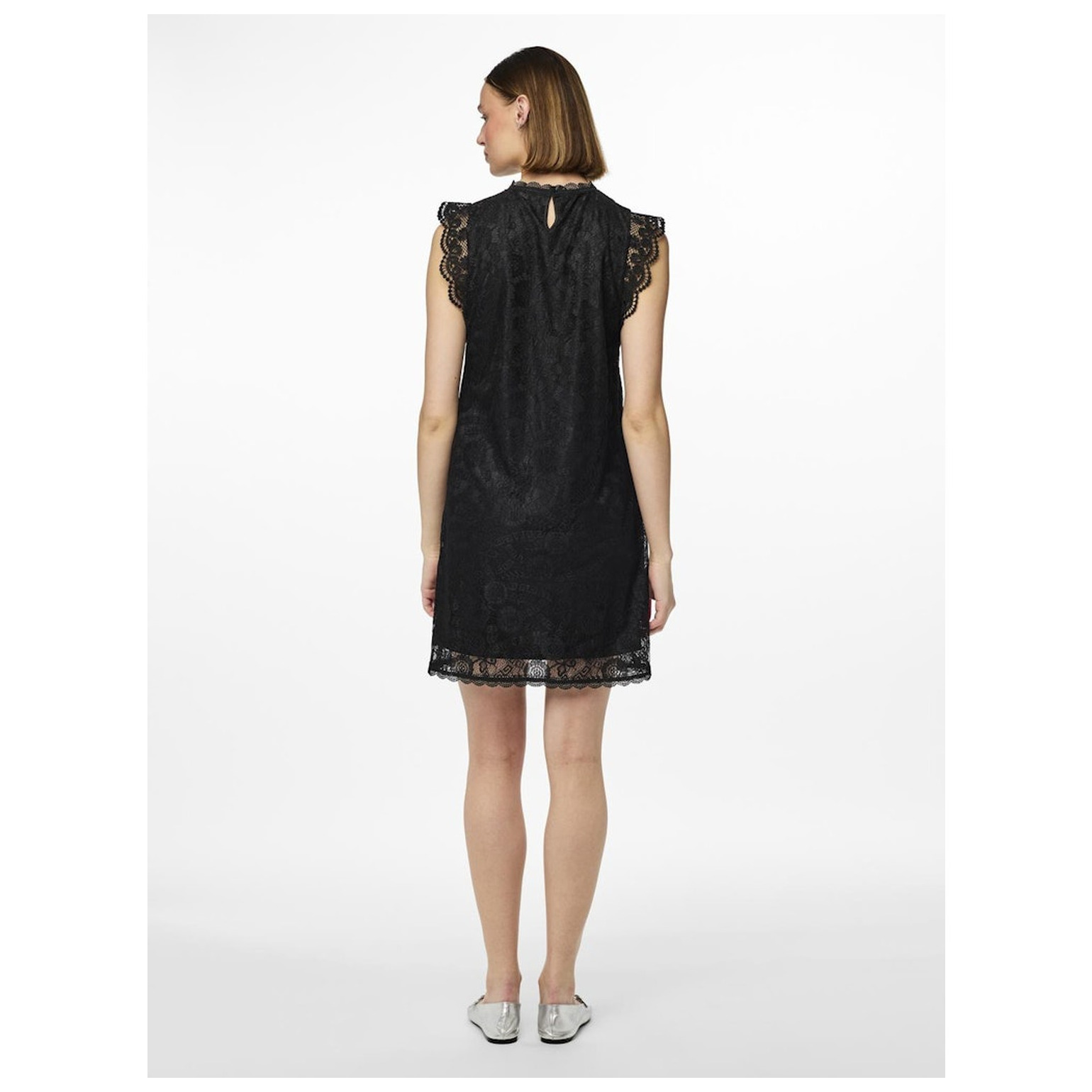 Pieces PCOLLINE SL LACE DRESS NOOS