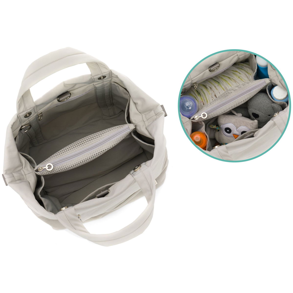 fillikidfillikid   Wickeltasche Palma grau
