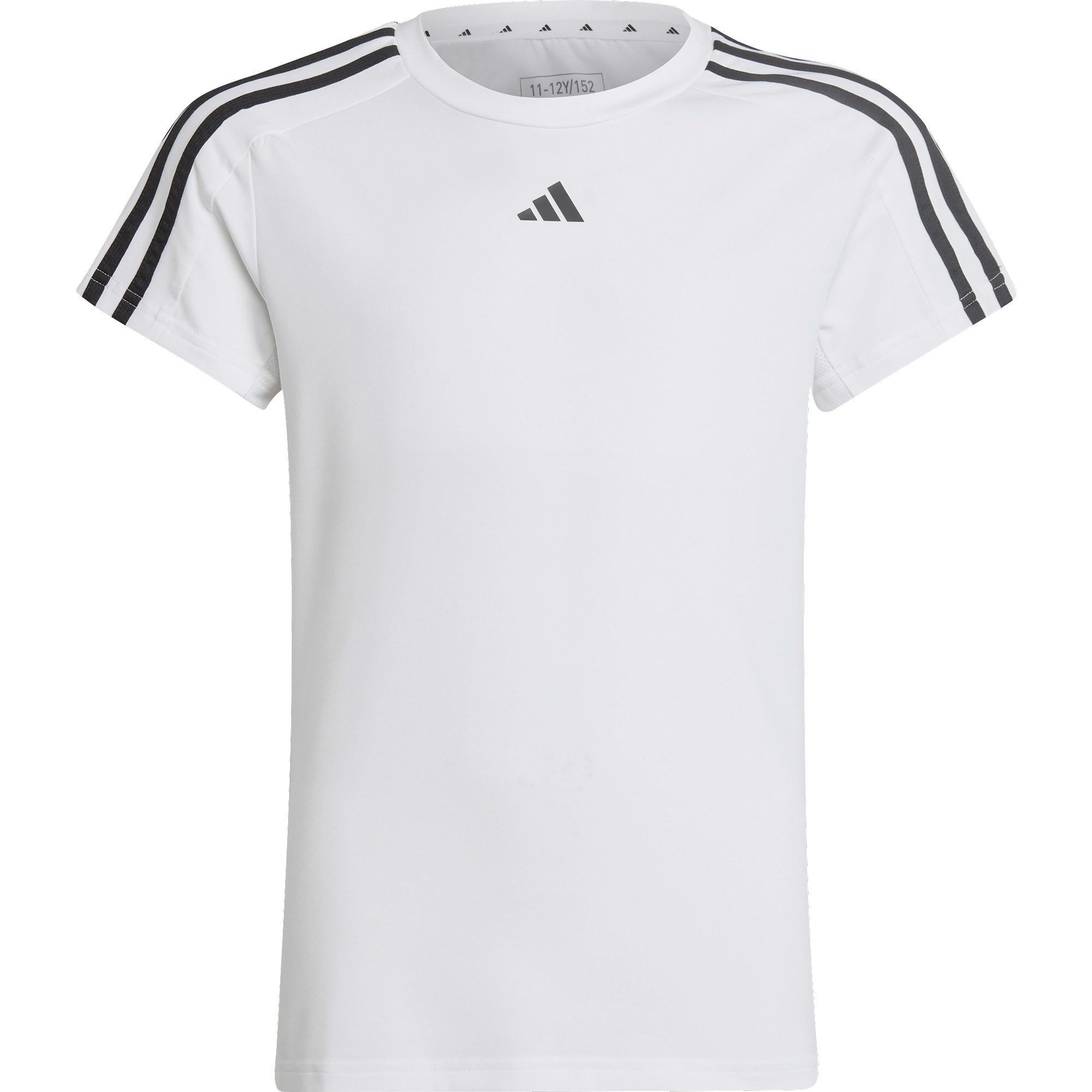 adidas Train Essentials Aeroready 3-Streifen T-Shirt Mädchen weiß