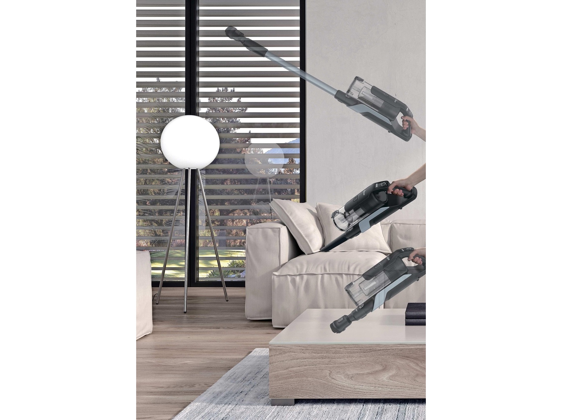 ASPIRADOR VERTICAL HOOVER HF610H 011 HF6 HOME ALL FLOOR