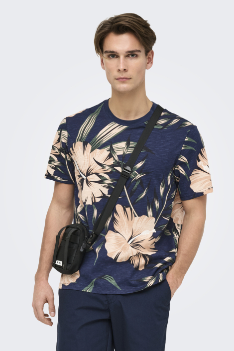 Only & Sons blauwe heren t-shirt