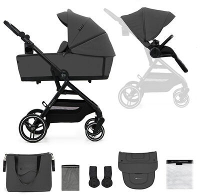 Kinderkraft YOXI 2-in-1 Duovogn, Moonlight Grey