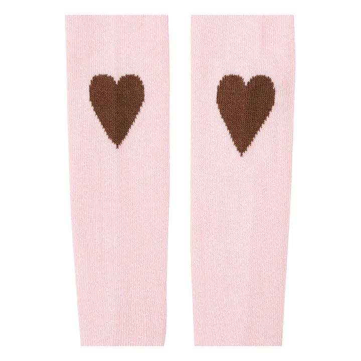 Bonton Collant Cœurs | Rose