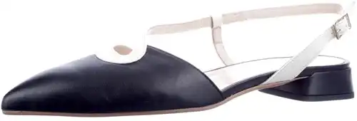 Roberto d'Angelo zwart combi Colmar - maat 44 slingback zwart - maat 44 Calandschoen