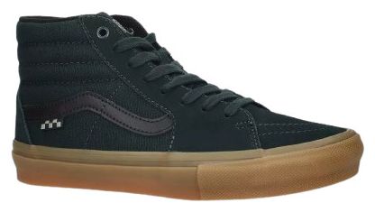 Paire de Chaussures Vans Skate Sk8-Hi Vert/Gum