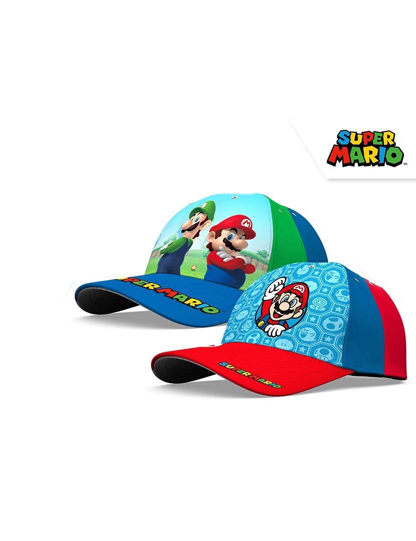 Cap Size 52/54Cm Super Mario 8X3