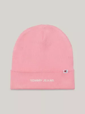 Gorro de tricô com logotipo