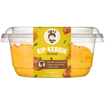 Oma's Kip Kerrie Salade 160 g