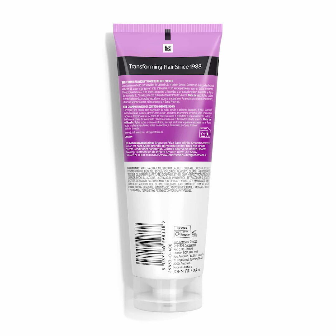 John Frieda Frizz Ease Champô Infinite Smooth - 250ml