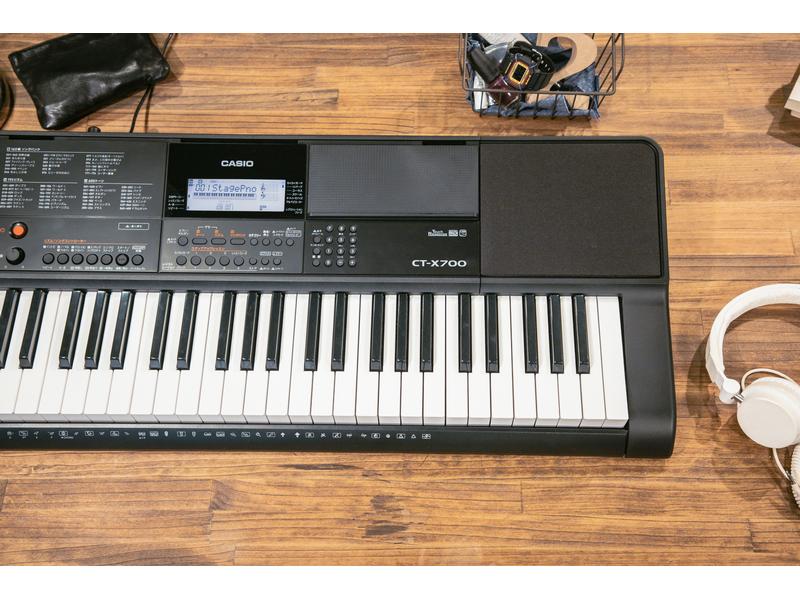 Casio Keyboard CT-X700 Portables Keyboard mit 61 anschlagdynamischen Tasten