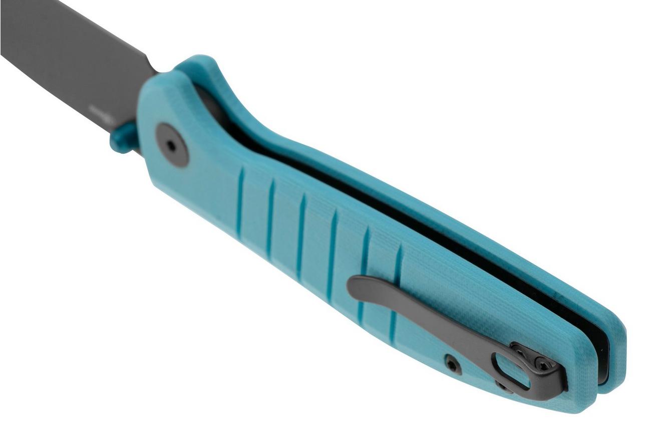 Bestechman Goodboy Jr BMK10D PVD D2, Blue G10 zakmes, Keanu design