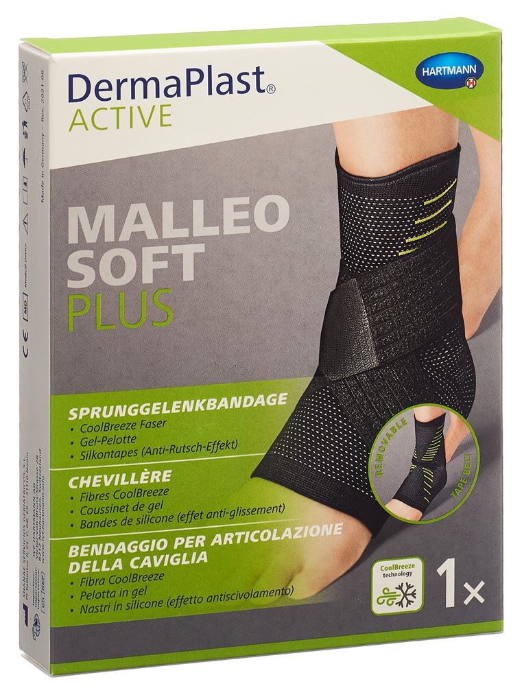 DERMAPLAST Active Malleo Soft plus S2 1 Stk