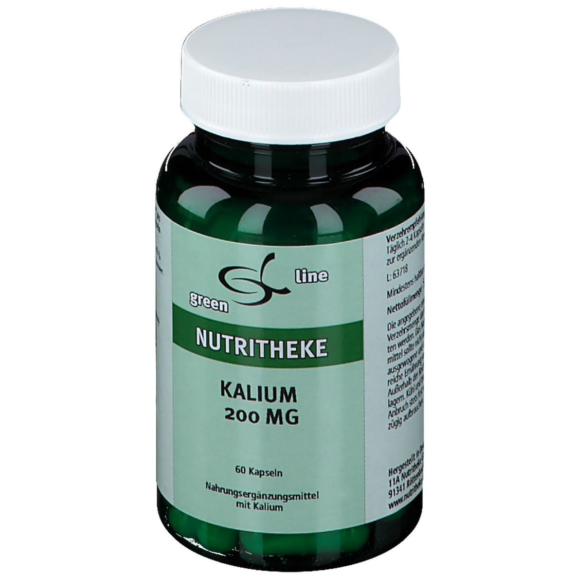 green line NUTRITHEKE Kalium 200 mg