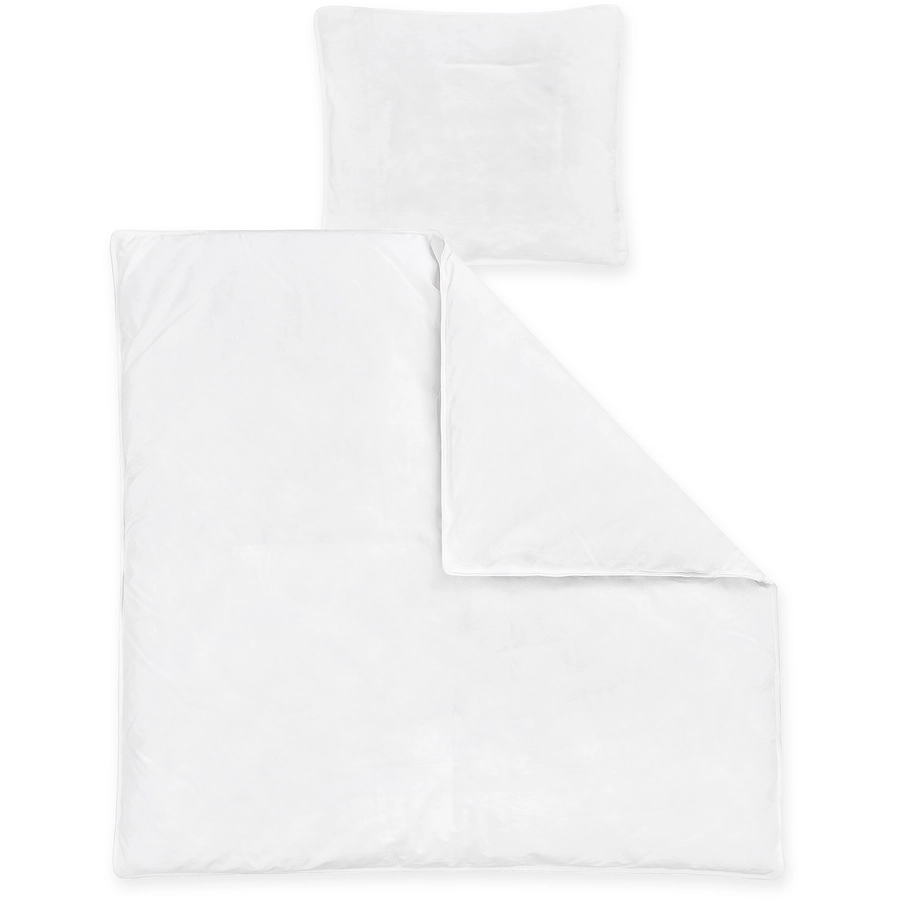 JULIUS ZÖLLNER Kindersteppbett-Set Feder-Daune 35 x 40 cm  80 x 80 cm