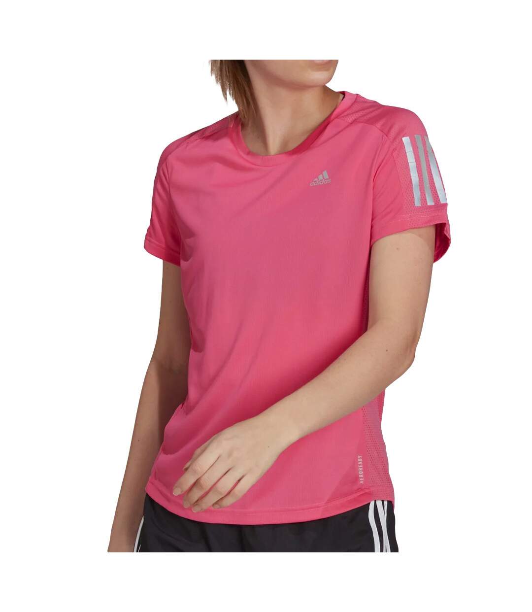 T-shirt de Running Rose Femme Adidas H30045