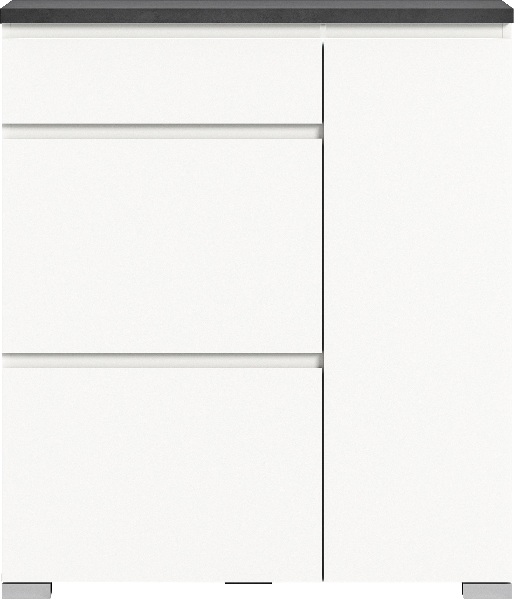 INOSIGN Schuhschrank »Skoskap, Tiefe 27cm, 2 Klappen mt Schuhwalze, 1 Schubkasten, 1 Tür« Platz für 6 Schuhpaare, Schuhkipper, Schuhkommode, Schuhregal, Kommode