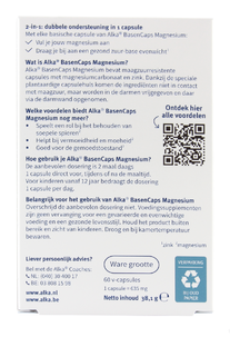 Alka BasenCaps Magnesium 2in1 Capsules 60CP