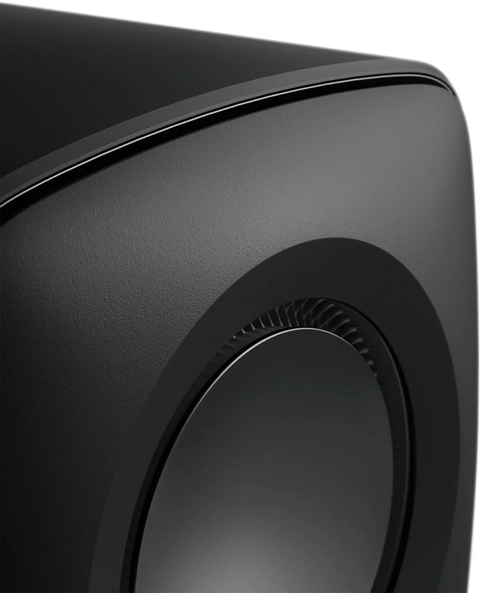 KEF KC 62 Noir mat Caissons de basses