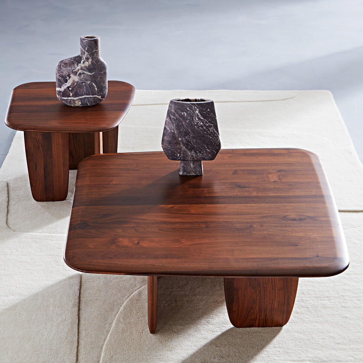 AM.PM<br>Mesa de centro em nogueira maciça, modelo grande, Iloss