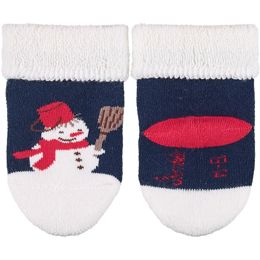 Sterntaler Baby-Söckchen 3er-Pack Weihnachten marine